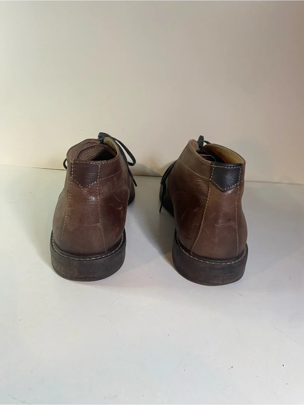1901 Brown Leather Chukka Ankle Boots Size 11.5